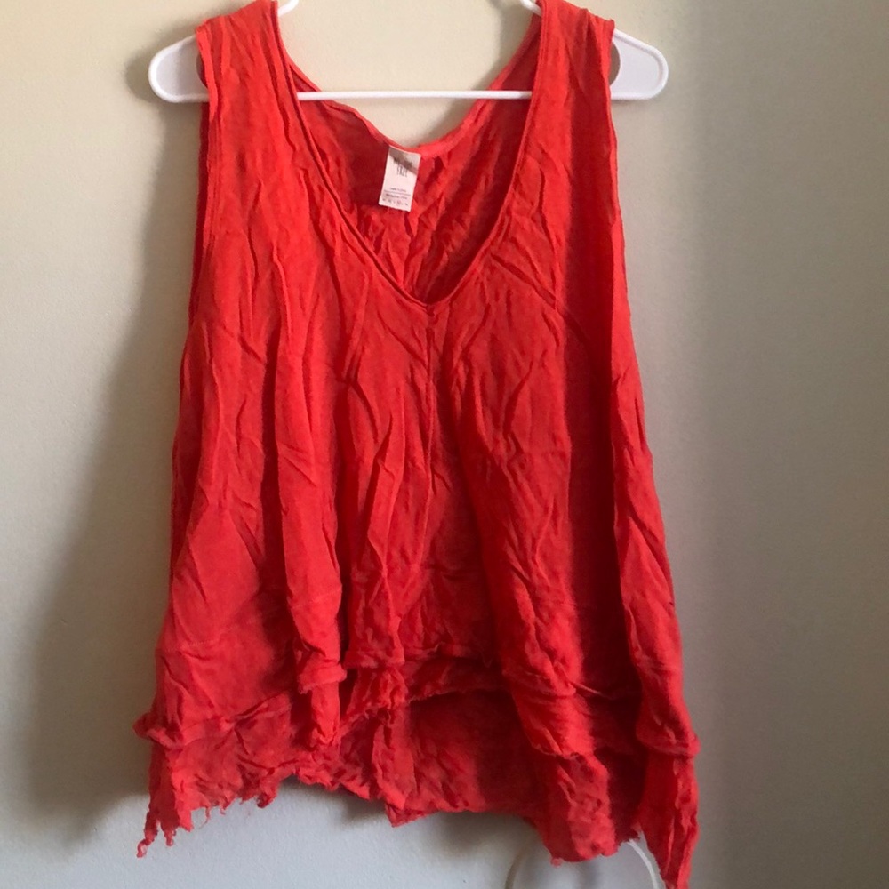 Red free people top